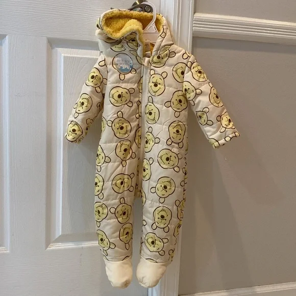 COPY - NWT. Disney Baby, size 6-9 months, Winnie the Pooh, snowsuit. - Picture 2 of 16